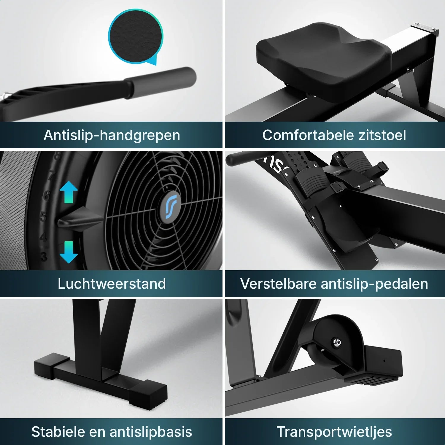 Roeitrainer - Elvora Air - Luchtweerstand