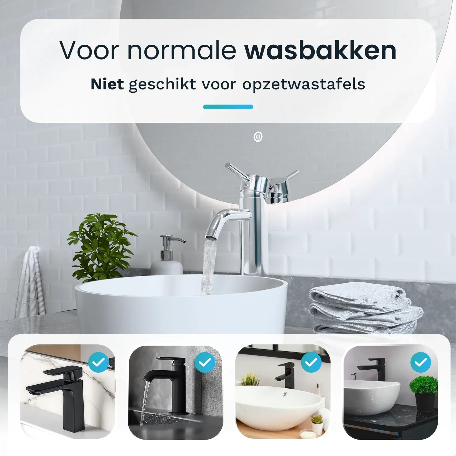 Wastafelkraan - WC - Chroom [HELIOS] - PRE-ORDER