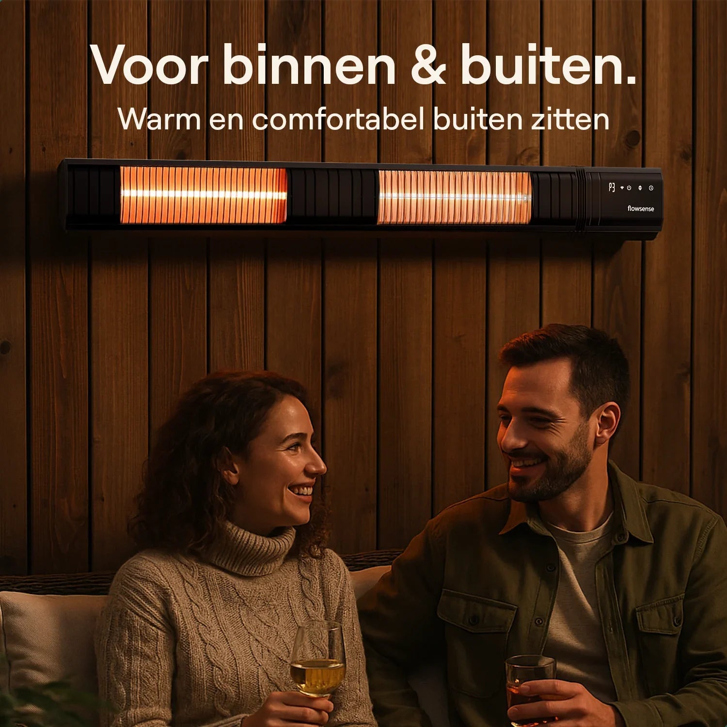 Flowsense Heater - Terrasverwarmer Elektrisch Hangend