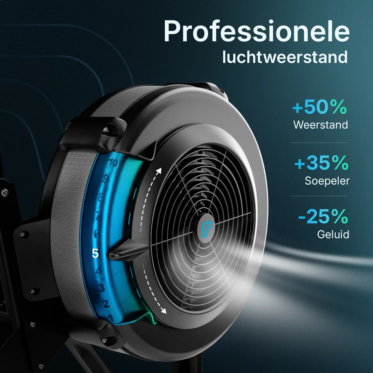 Roeitrainer - Elvora Air - Luchtweerstand